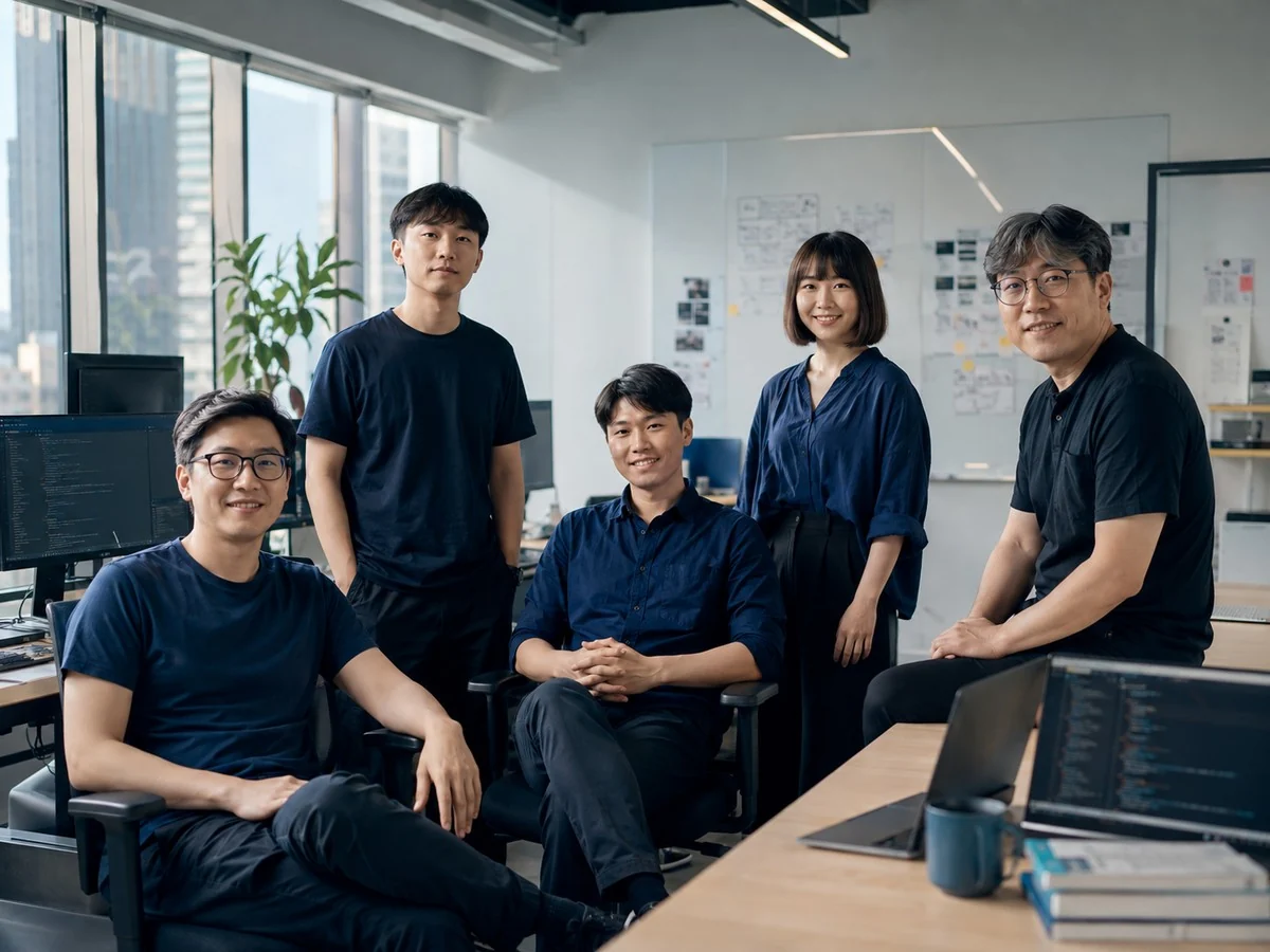 NEXO 團隊在實際工作空間的合照